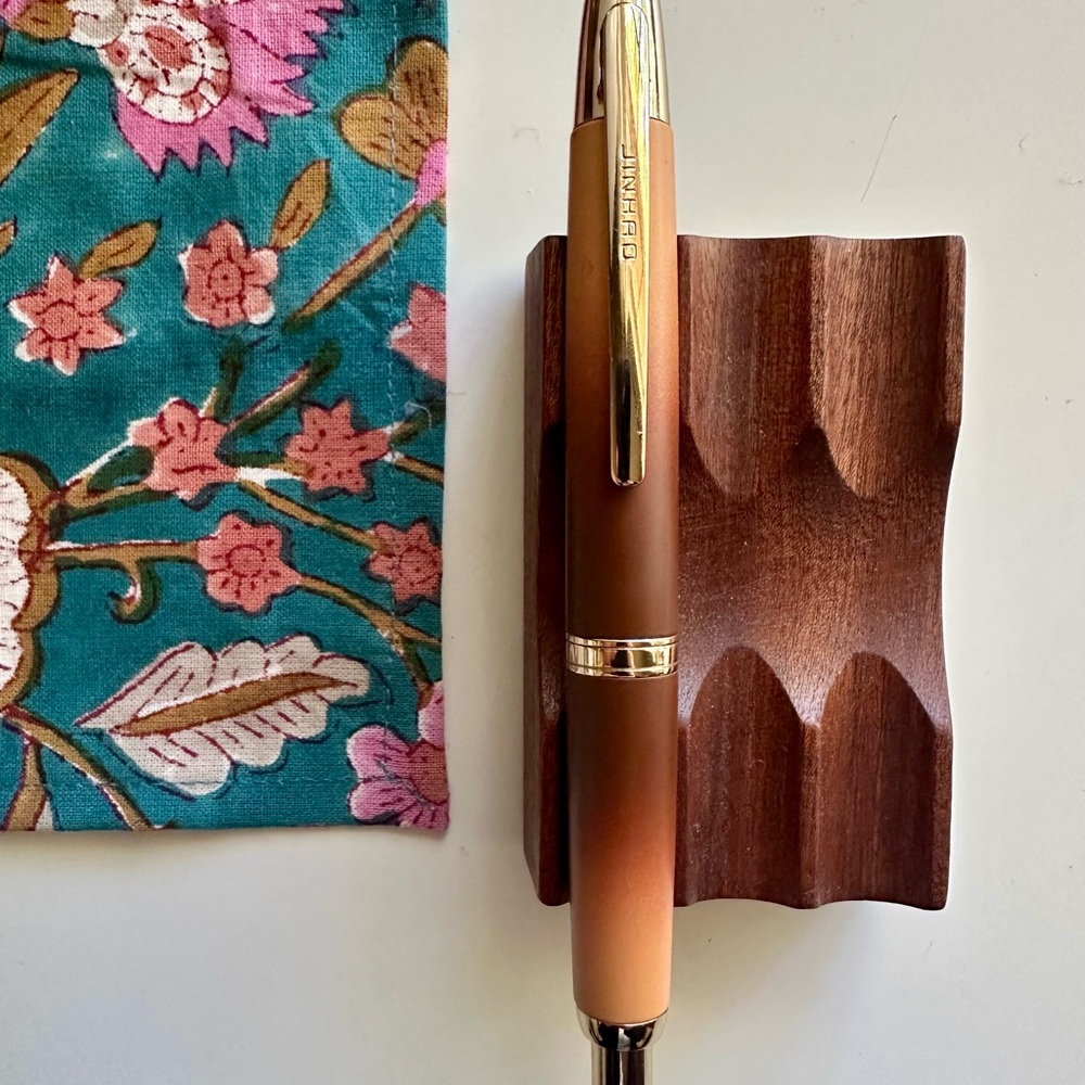 Fountain pen Caramel Orange Jinhao 10 Vanishing point